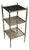 Tiered Metal Side Table For Sale