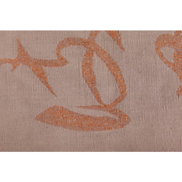 Early 21st Century Contemporary Aubusson Silk and Wool Rug by Vincente Wolf for Doris Leslie Blau For Sale - Image 5 of 9