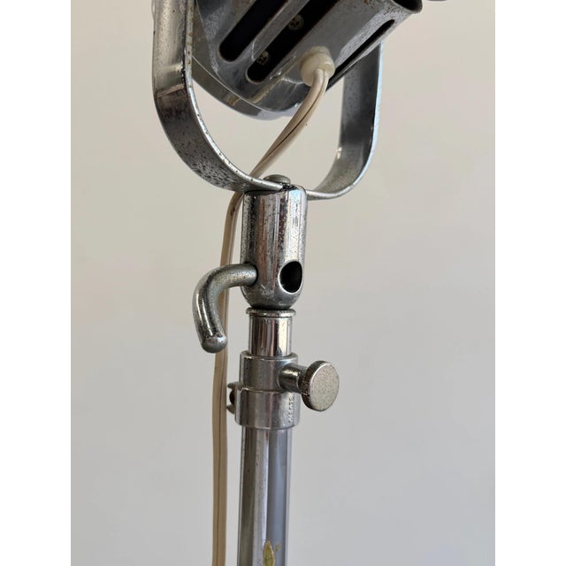 Metal Vintage Berkey Film Spotlight Floor Lamp For Sale - Image 7 of 12