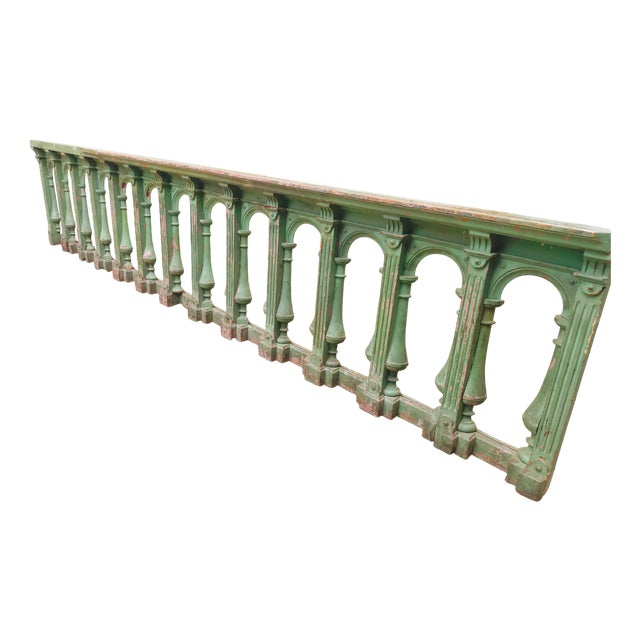 Balustrade in Wood, 1890s For Sale