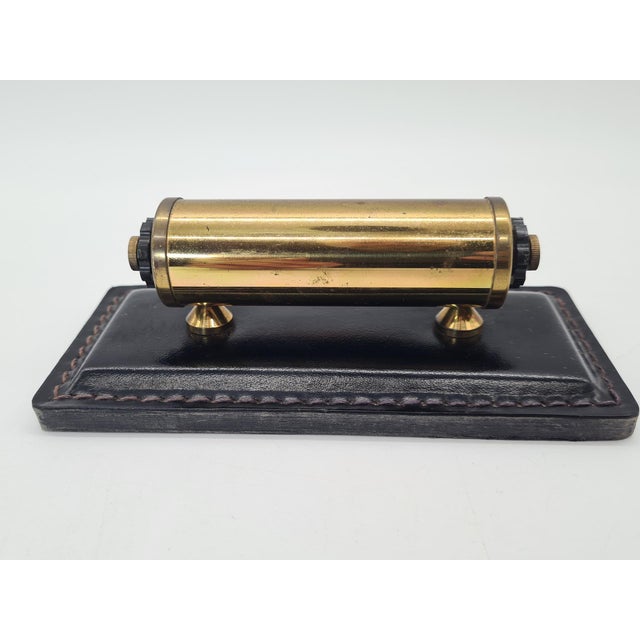 Metal Vintage Dutch Perpetual Calendar Brass Desk Calendar, 1960s For Sale - Image 7 of 9