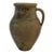 Antique Handcrafted Terracotta Pitcher, Rustic Amphora Roman Style Clay Vessel For Sale