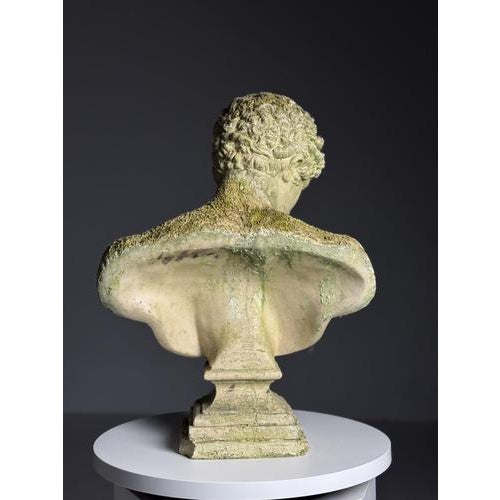 White Bust of Hermes in Plaster For Sale - Image 8 of 18