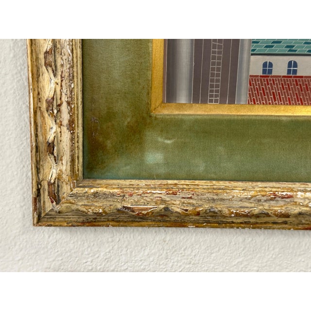 Paint Foussa Itaya Surreal City Scene For Sale - Image 7 of 12