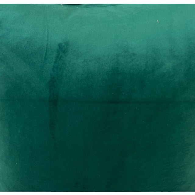 20" Square Decorative Throw Pillow Decorated With a Mother Orangutan/Ape & Baby Resting Among Lush Green Jungle Foliage - Made in the U K For Sale - Image 12 of 12