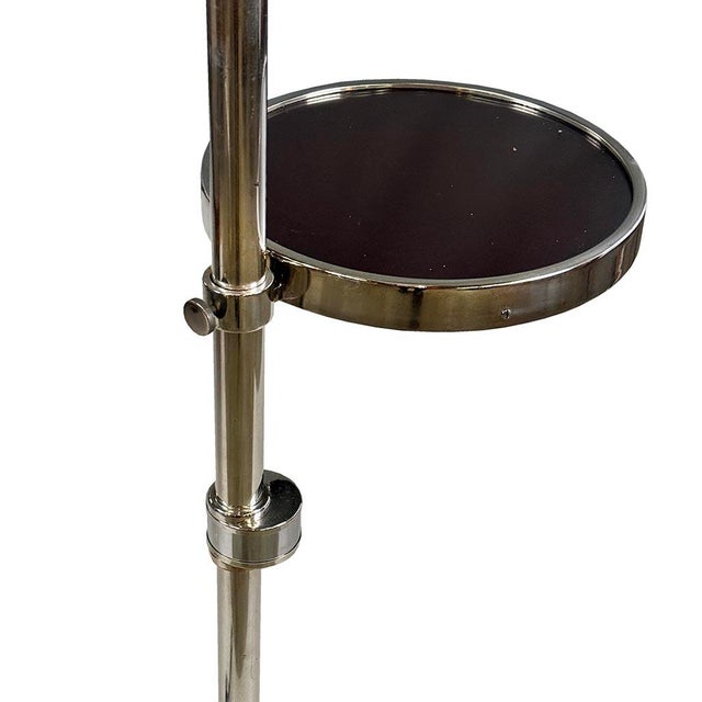 Bauhaus Bauhaus Chrome Plated Floor Lamp, Czechoslovakia, 1930s For Sale - Image 3 of 8