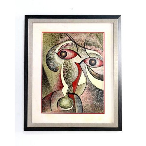 Paper Sam Colpa, 1980s, Paper, Framed For Sale - Image 7 of 13