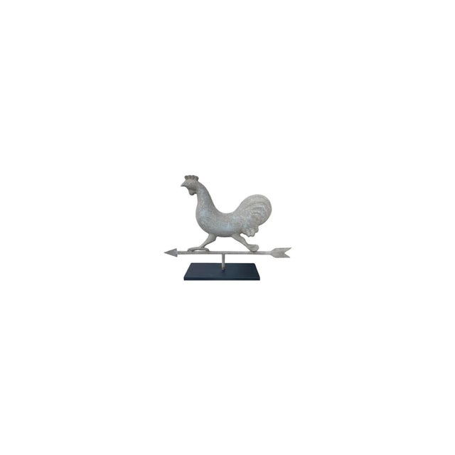 19The Original painted full body rooster weather vane. This zinc vane is in great condition and comes with a custom made...