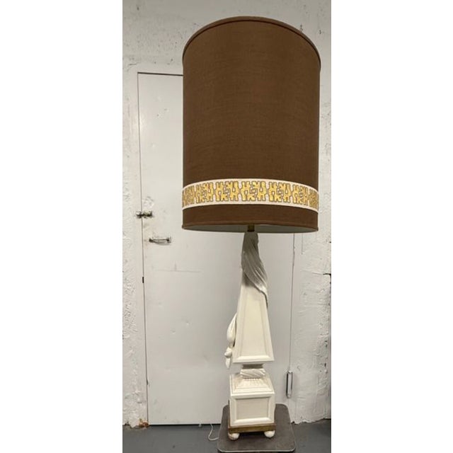 Hollywood Regency Hollywood Regency Lamp With Custom Michael Savoia Shade For Sale - Image 3 of 6