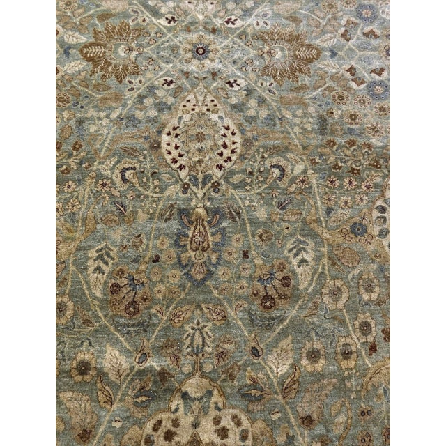 Extra Fine Super Quality Vintage Hand Knotted, Tie Dye Wool Pile Rug. For Sale - Image 11 of 18