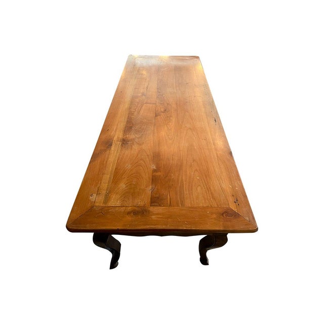 Walnut, cabriole legs with hoofed feet, 2 drawers.