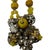 Vintage Original by Robert Yellow Glass Bead Rhinestone 3 Pc. Parure Necklace Bracelet Earrings Usa C. 1940s–1955 For Sale - Image 4 of 7