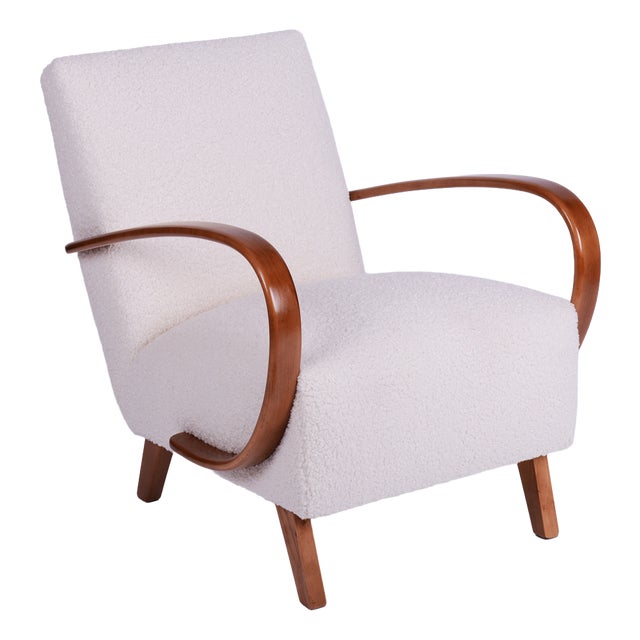 Czech Art Deco Model C Armchair by to J. Halabala for Up Zavody, 1940s For Sale