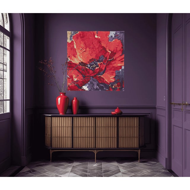 This beautiful tapestry is woven on a jacquard loom by skilled weavers, keeping alive the centuries old tradition of...