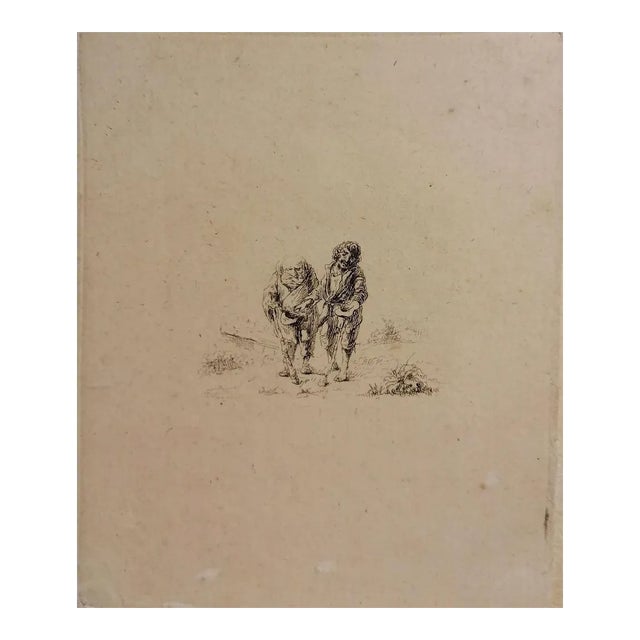 Dominique Vivant Denon, Beggars, Etching, 1825 For Sale