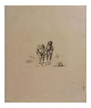 Dominique Vivant Denon, Beggars, Etching, 1825