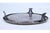 Silver Tray with Smooth Bottom, Pearly Frieze and Cut-Out Feet For Sale - Image 6 of 9