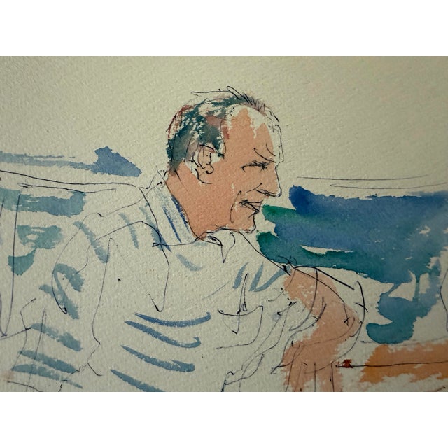 This is a hand-colored sketch by the well known Romanian-born portrait and landscape artist, Dimitry Berea. By the time...