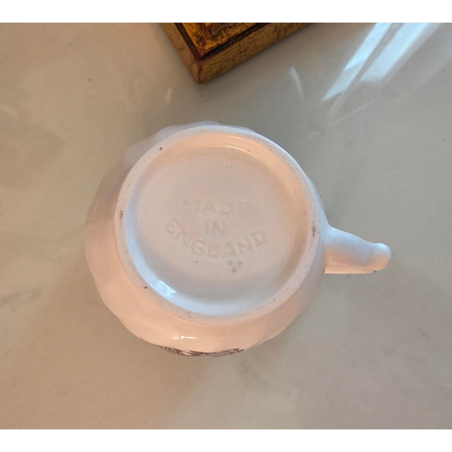 Ceramic Vintage Johnson Brothers His Majesty Creamer Pitcher England For Sale - Image 7 of 10