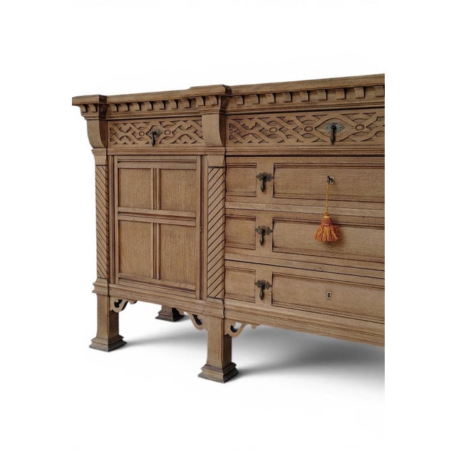 1910s Early 1900s Rustic European Sideboard For Sale - Image 5 of 13