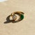 Not Yet Made - Made To Order Toi Et Moi Gemstone Ring: Opal and Onyx, Size 7.5 For Sale - Image 5 of 8