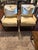 Cream A Rudin Light Brown Leather Armchairs (2) For Sale - Image 8 of 8