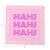 Mahj Mahj Mahj Pink Mahjong Cotton Sateen Cocktail Napkins, Set of 4 For Sale - Image 4 of 5