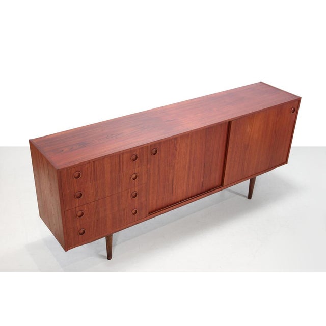 1960s Vintage Danish Sideboard in Teak, 1960s For Sale - Image 5 of 7