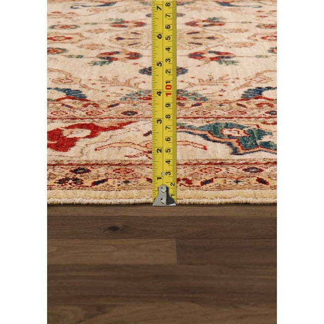 2020s Pasargad Home Sultanabad Lamb's Wool Area Rug, 6' 3" X 8' 9", Ivory For Sale - Image 5 of 6