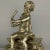 Bronze Pair of Early 19th Century French Bronze Doré Cherub Statues For Sale - Image 8 of 15