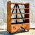Mid 20th Century Vintage Boho Industrial Etagere on Wheels For Sale - Image 5 of 12