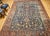 Antique Persian Heriz Serapi Rug, Hand-Knotted Wool, Allover Tree of Life Pattern, Blue & Brick-Red, 9x12 For Sale - Image 11 of 18