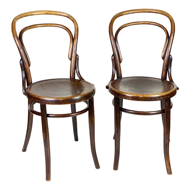 Nr.14 Chairs from Thonet, 1900s, Set of 2 For Sale