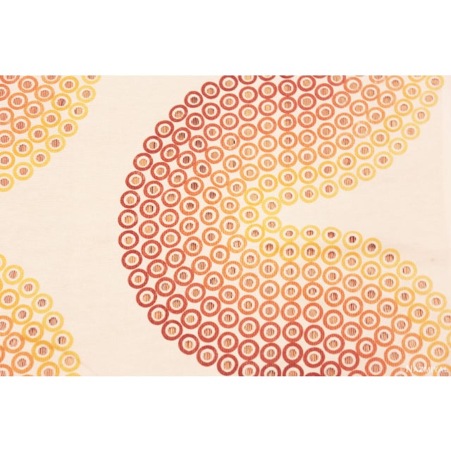 Mid-Century Modern Nazmiyal Collection Vintage Danish Verner Panton "Curve" Curtain Pair For Sale - Image 3 of 9