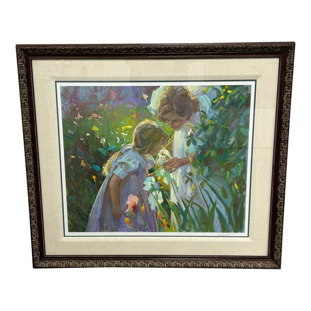 Don Hatfield “Sweet Scents” Signed Lithograph Edition 107 of 395 For Sale