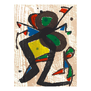 Joan Miró "Engraver I" 1984 Woodcut Engraving I