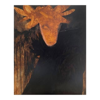 Contemporary Abstract Soil and Oil on Canvas "Forgiveness" by Paul Landauer For Sale