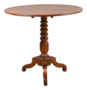 Louis Philippe System Pedestal Table in Mahogany