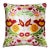 Hand-Knotted Silk Velvet Ikat Pillow - 16x16 Terracotta & Sage Medallion For Sale