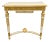 Antique French Louis XVI Revival Painted & Parcel-Gilt Wall-Mounted Console With Disappearing Secret Drawer, Late 19th Century For Sale