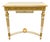 French Louis XVI Revival Painted & Parcel-Gilt Wall-Mounted Console With Disappearing Secret Drawer, Late 19th Century For Sale