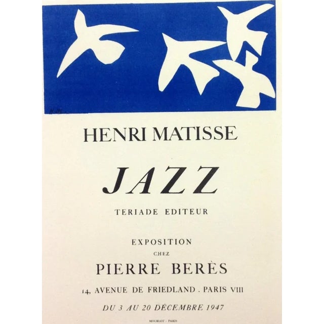 Title: Jazz Artist: Henri Matisse Country: France Medium: Lithograph – 39 Paper size: 12.5 X 9.5 inches Printed: 1959 by...