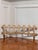 Early 20th Century Set of 6 Cast Iron Interlocking Garden Edging Fences, White Paint Patina, 20th Century For Sale - Image 5 of 17