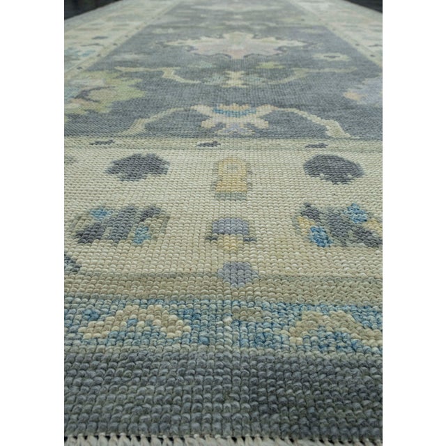 Early 21st Century Turkish Oushak Rug 5'2" x 11'7" #18098 For Sale - Image 5 of 8