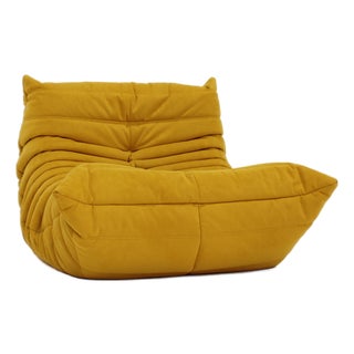 Togo 1-Seater Armchair by Michel Ducaroy, Alcantara, Ligne Roset, 2018 For Sale