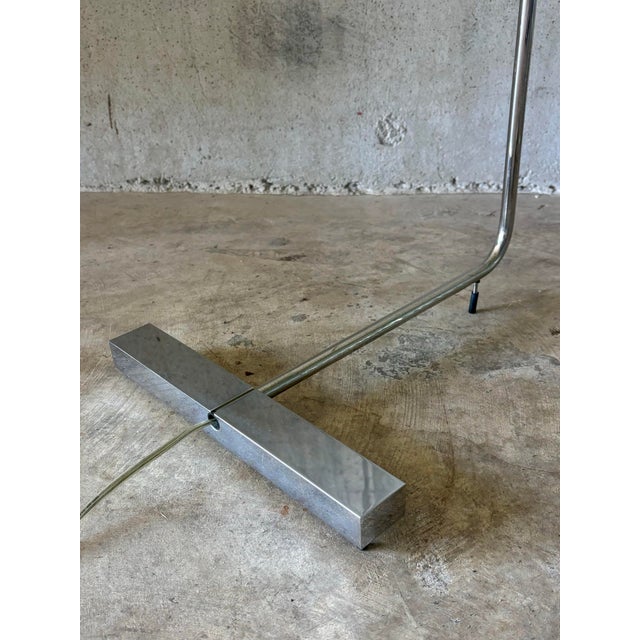 Mid-Century Modern Mid 20th Century Cedric Hartman Model 1uwv Chrome Adjustable Floor Lamps - a Pair For Sale - Image 3 of 11