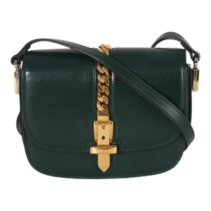 Dark Green Calfskin Mini Sylvie 1969 Bag