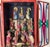 This handcrafted Peruvian folk art diorama features a vibrant nativity scene. These folk art pieces are popular Christmas...