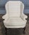 Queen Anne Late 20th Century Southwood Mahogany Queen Anne Style Wing Chair Flame Stitch Fabric Made Usa For Sale - Image 3 of 10
