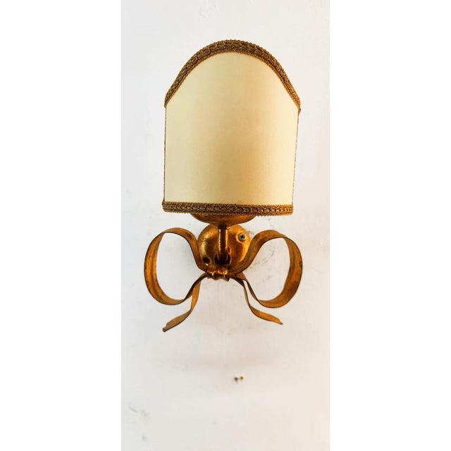 Vintage Wall Light in Wrought Iron For Sale - Image 13 of 18